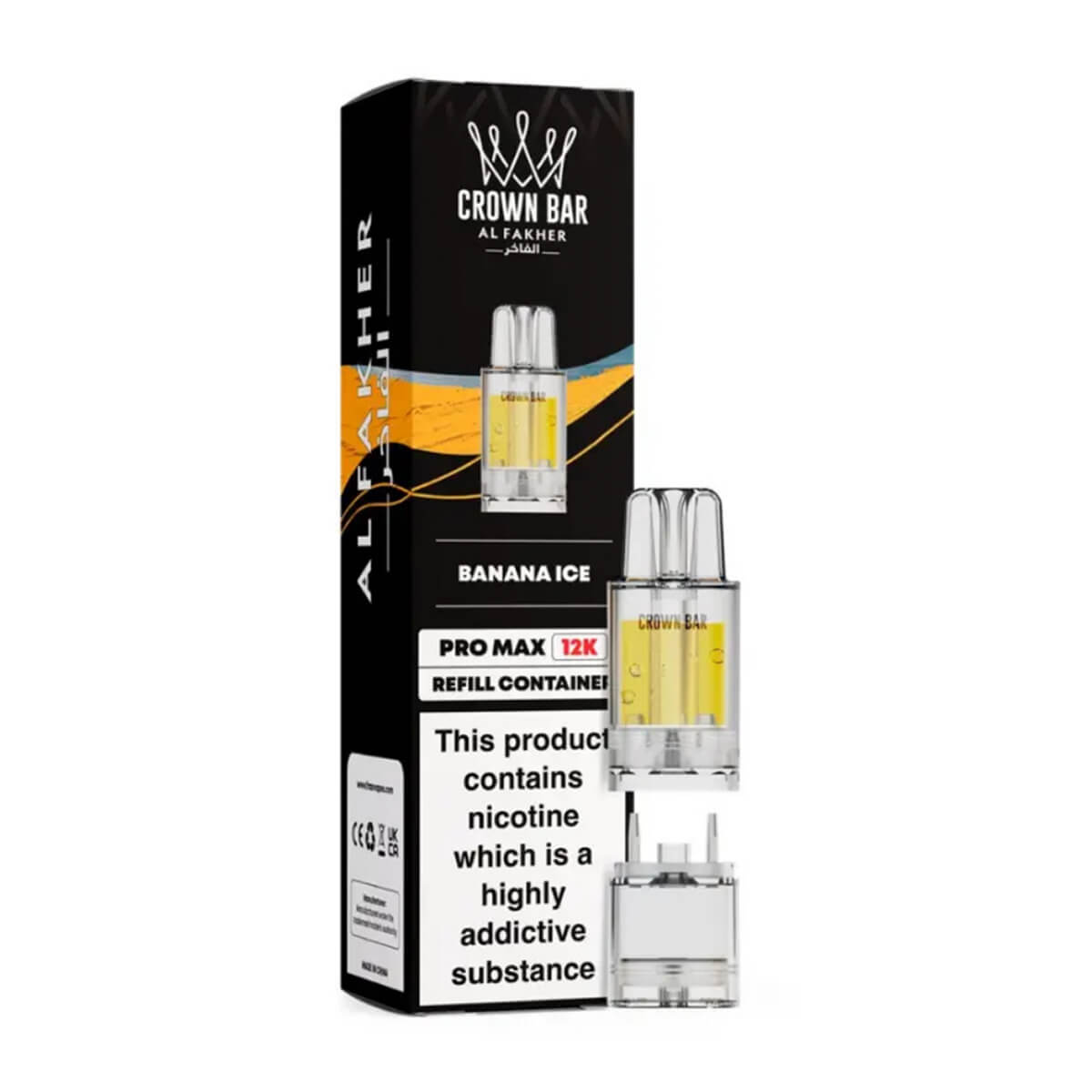 Banana Ice Crown Bar Pro Max 12K Refill Pods by Al Fakher