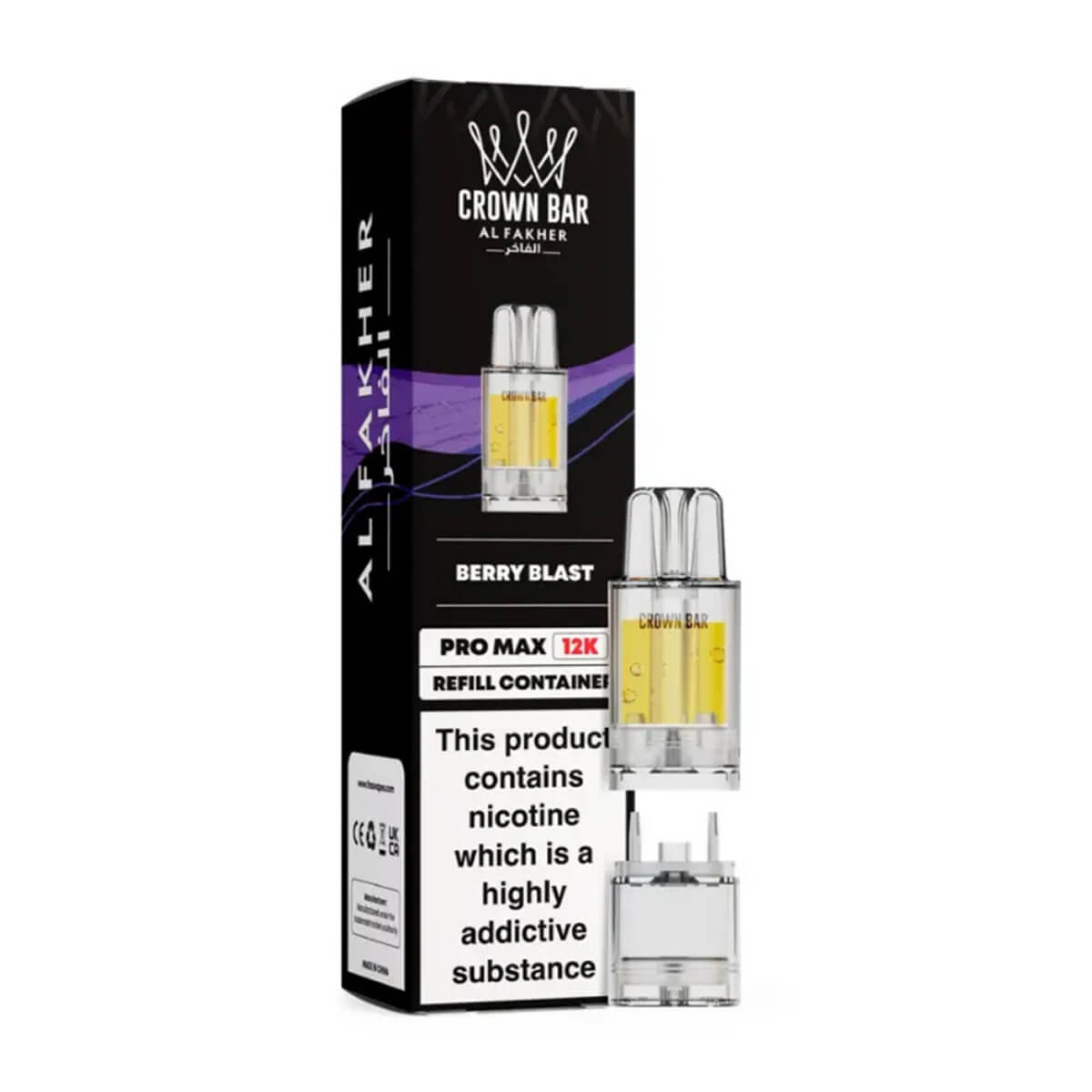 Berry Blast Crown Bar Pro Max 12K Refill Pods by Al Fakher