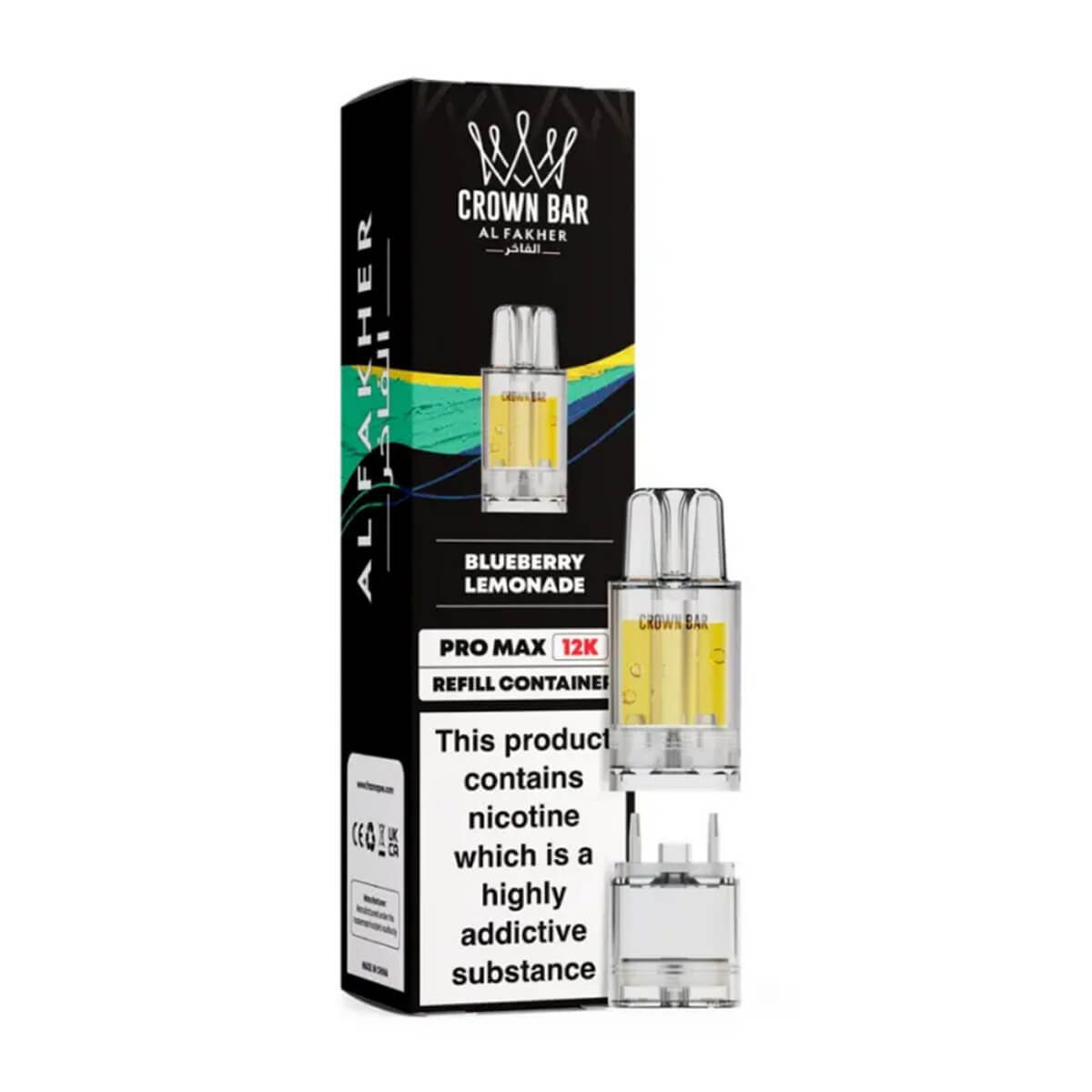 Blueberry Lemonade Crown Bar Pro Max 12K Refill Pods by Al Fakher