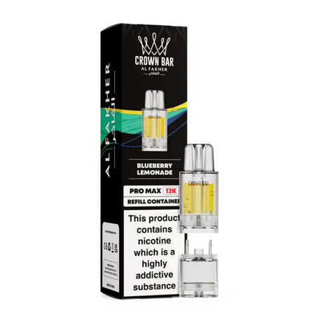 Blueberry Lemonade Crown Bar Pro Max 12K Refill Pods by Al Fakher