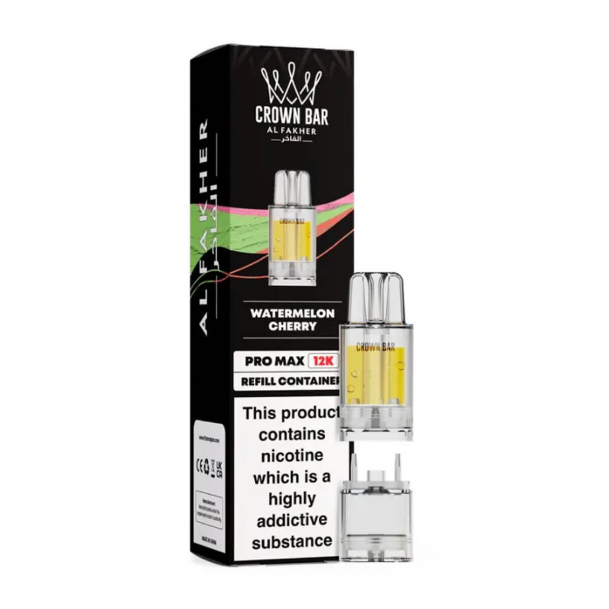 Watermelon Cherry Crown Bar Pro Max 12K Refill Pods by Al Fakher