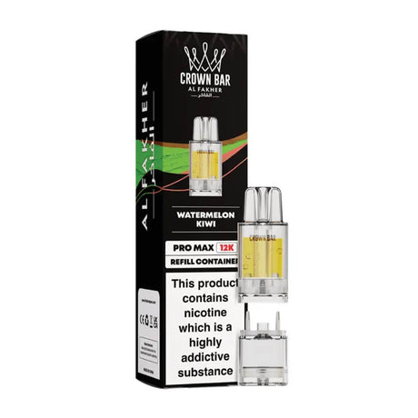 Watermelon Kiwi Crown Bar Pro Max 12K Refill Pods by Al Fakher