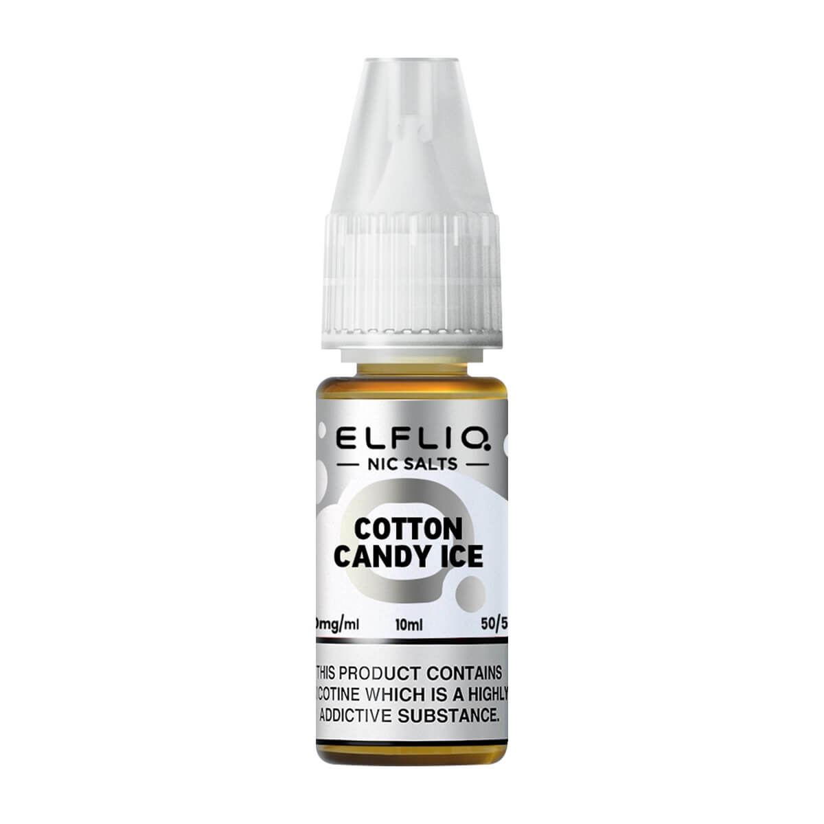 Elfliq Cotton Candy Ice Nic Salt E-liquid By ELF Bar
