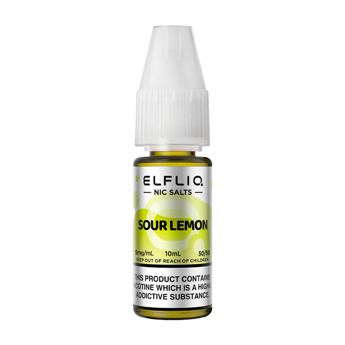 ELFLIQ Sour Lemon Nic Salt E-liquid By ELF Bar