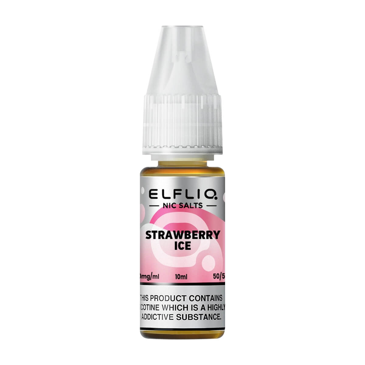 Elfliq Strawberry Ice Nic Salt E-liquid By ELF Bar