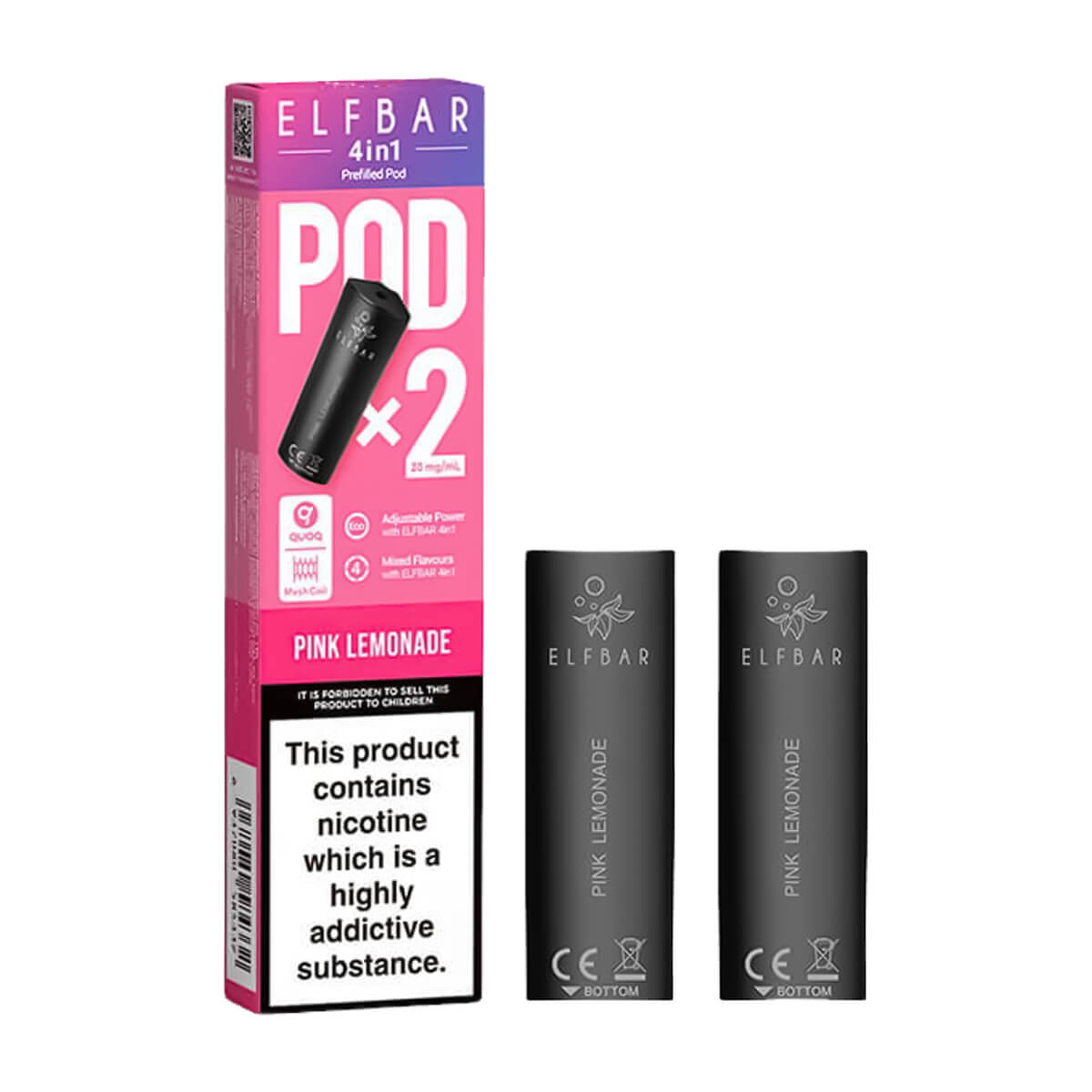 Pink Lemonade ELF Bar 4 In 1 Prefilled Pods