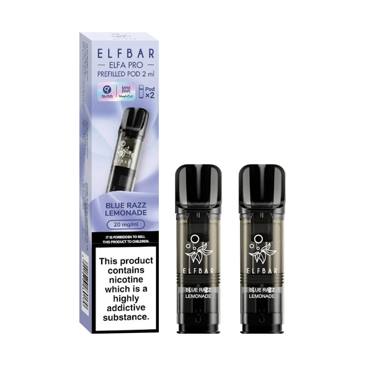 ELF Bar ELFA Pro Prefilled Pods Blue Razz Lemonade Duo