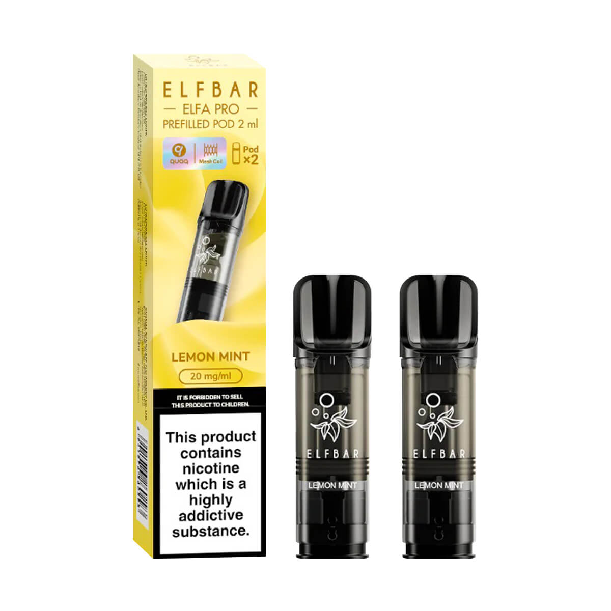 ELF Bar ELFA Pro Prefilled Pods Lemon Mint Duo