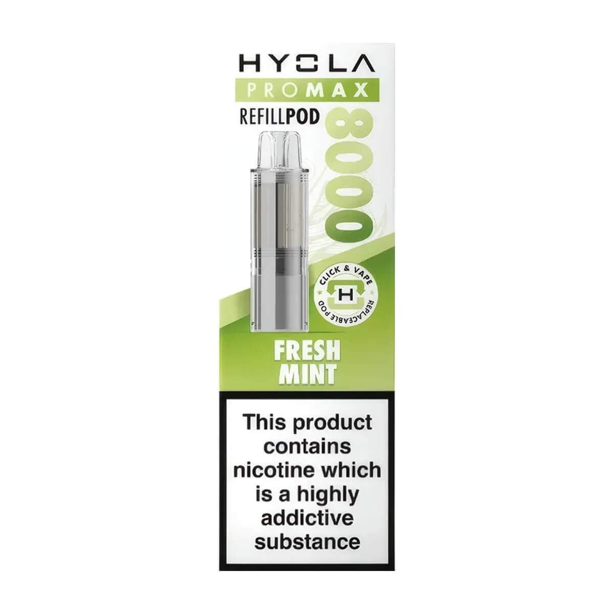 Fresh Mint Hyola Pro Max 8000 Refill Pack