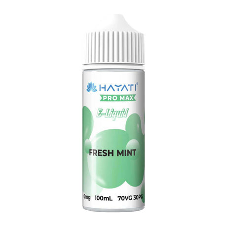 Fresh Mint 100ml Shortfill E-Liquid by Hayati Pro Max