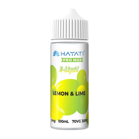 Lemon & Lime 100ml Shortfill E-Liquid by Hayati Pro Max