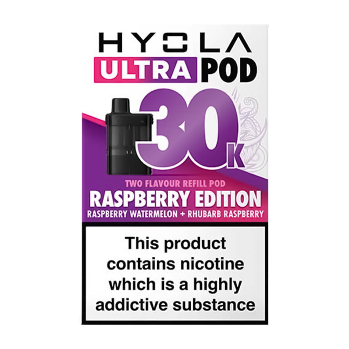 Raspberry Edition Hyola Ultra 30K Refill Pack