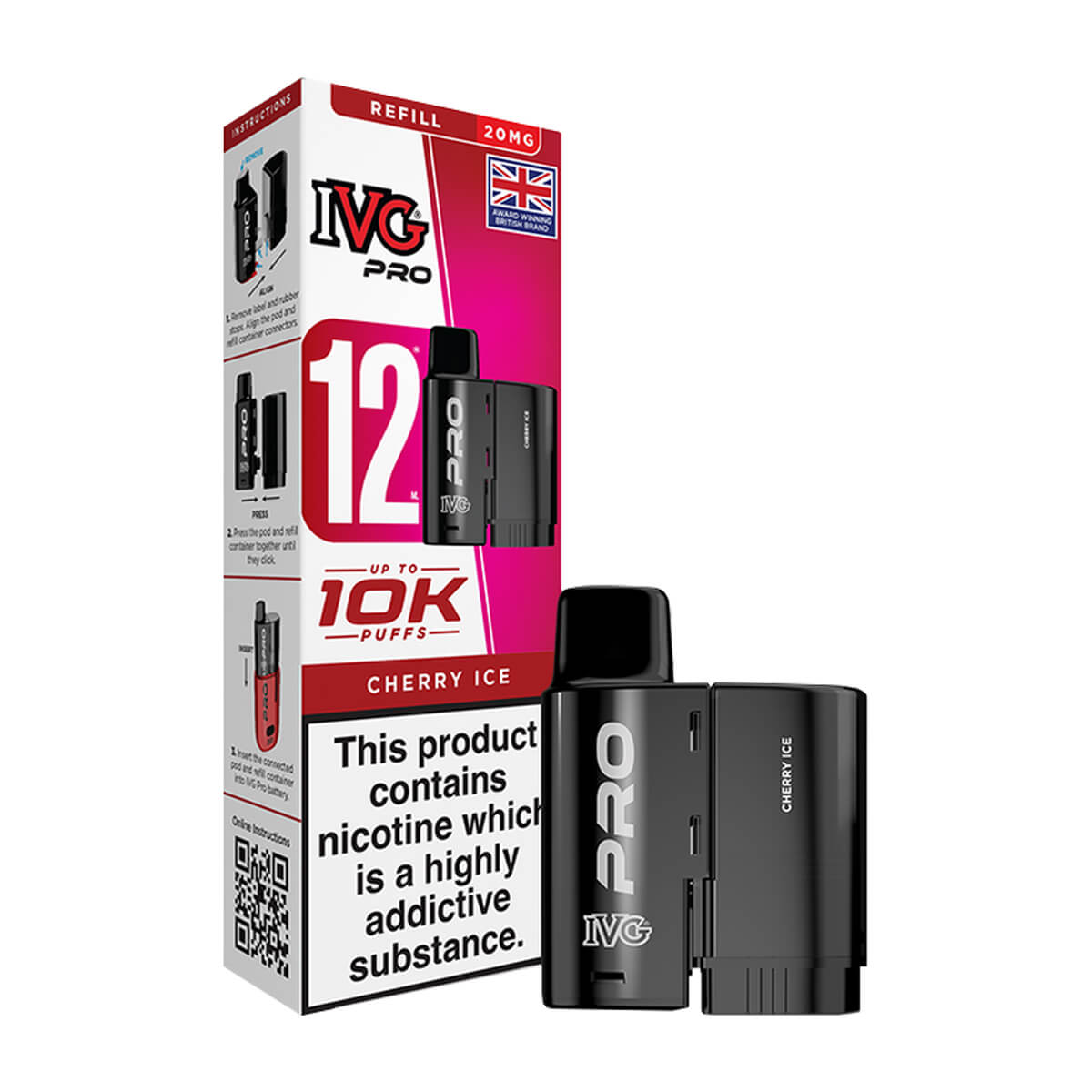 Cherry Ice IVG Pro 12 Refill Pack