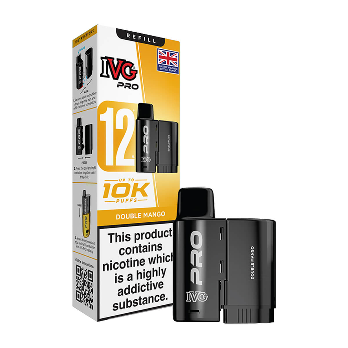 Double Mango IVG Pro 12 Refill Pack