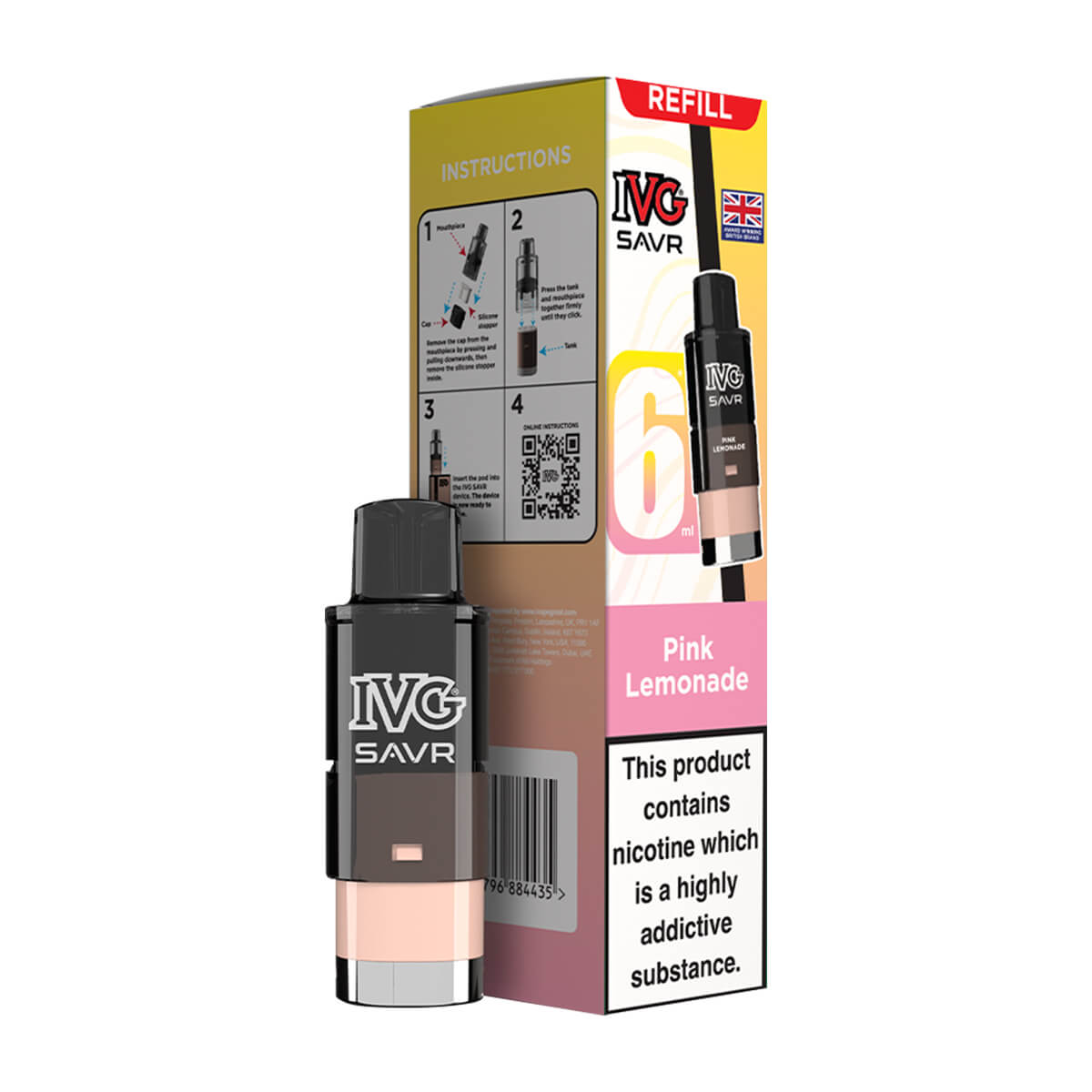 IVG SAVR Prefilled Pod Pink Lemonade