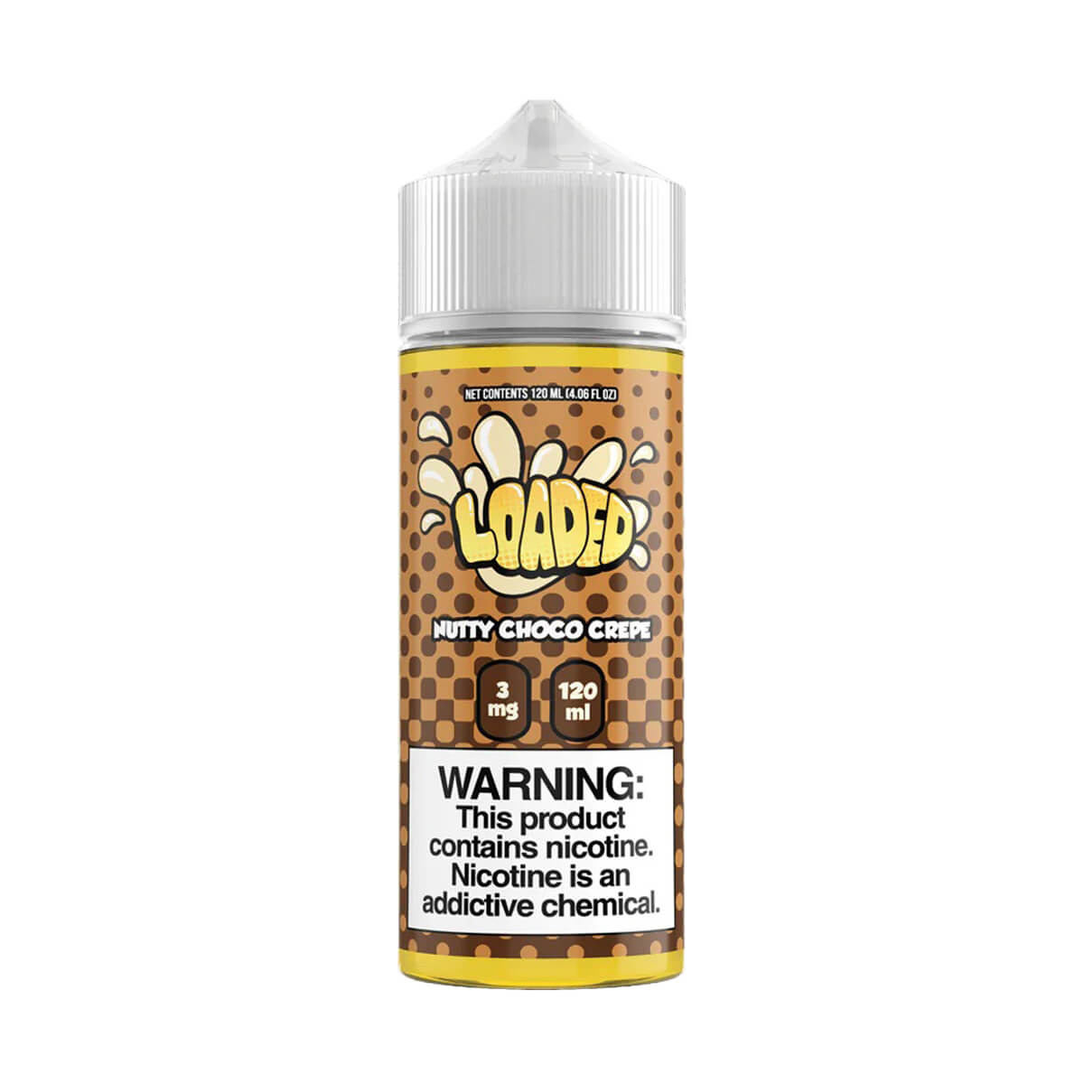 Nutty Choco Crepe 100ml Shortfill E-Liquid By Loaded