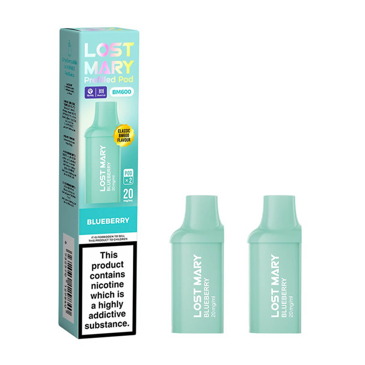 Blueberry BM600 Prefilled Pods by Lost Mary