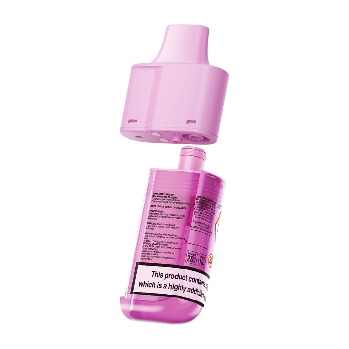 Blackberry Ice Lost Mary BM6000 Prefilled Pod + Refill