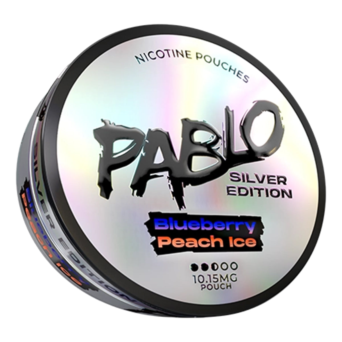 Blueberry Peach Ice Silver Edition Nicotine Pouches by Pablo - 10.15mg