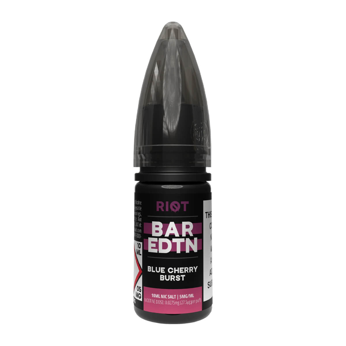 Blue Cherry Burst Nic Salt E-Liquid by Riot Bar EDTN