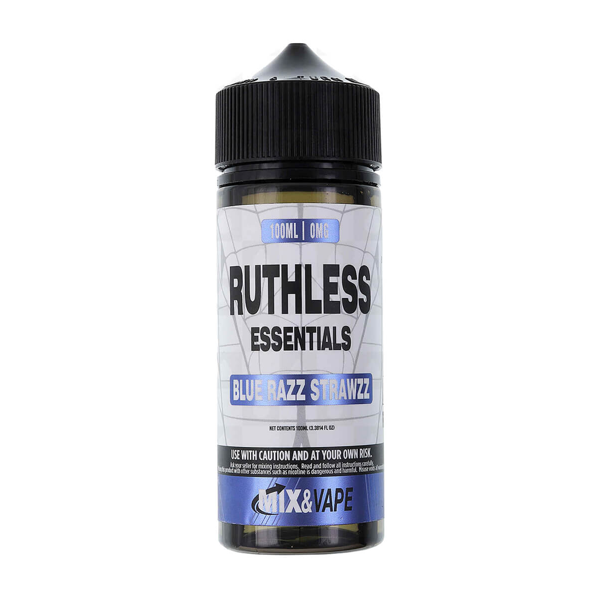 Blue Razz Strawzz 100ml Shortfill E-Liquid by Ruthless