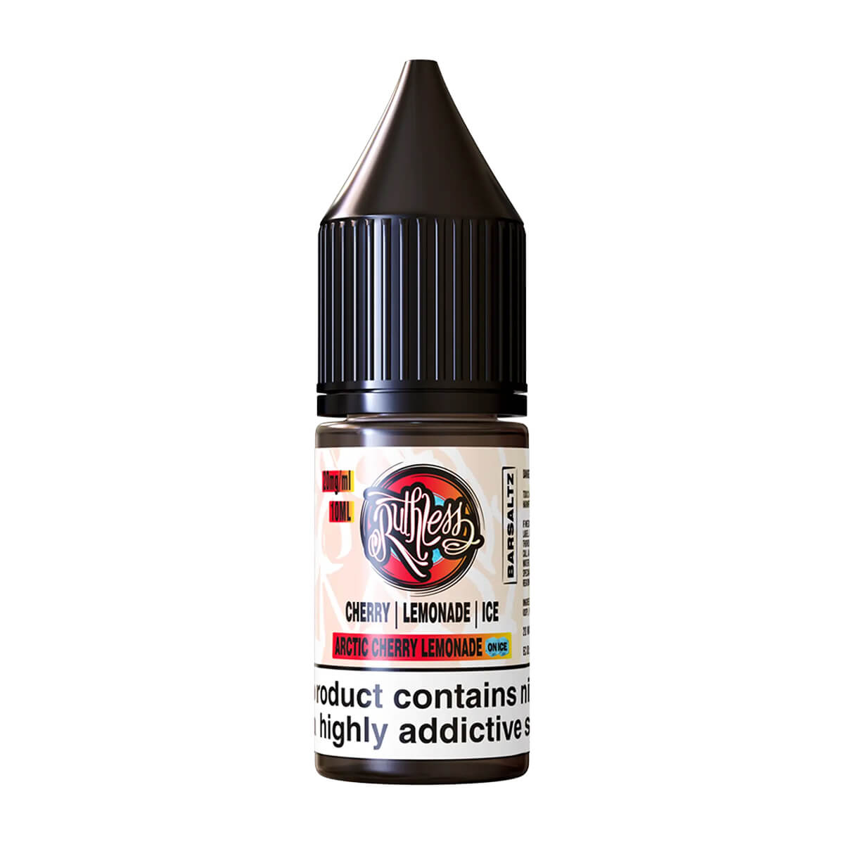 Arctic Cherry Lemonade On Ice Nic Salt E-Liquids by Ruthless Bar Saltz