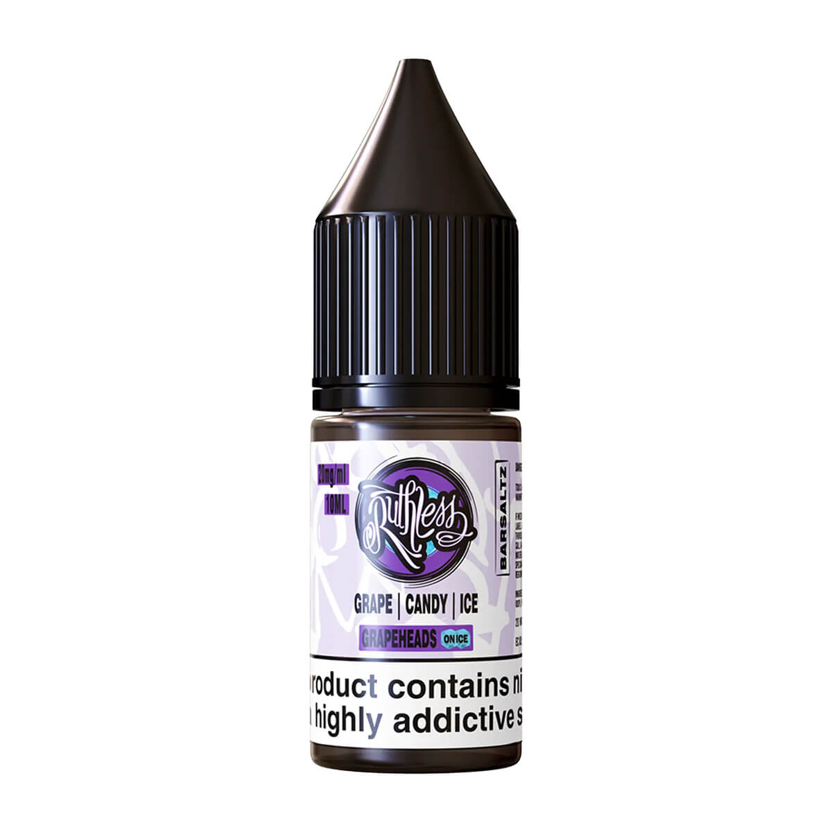 Grapeheads On Ice Nic Salt E-Liquids by Ruthless Bar Saltz