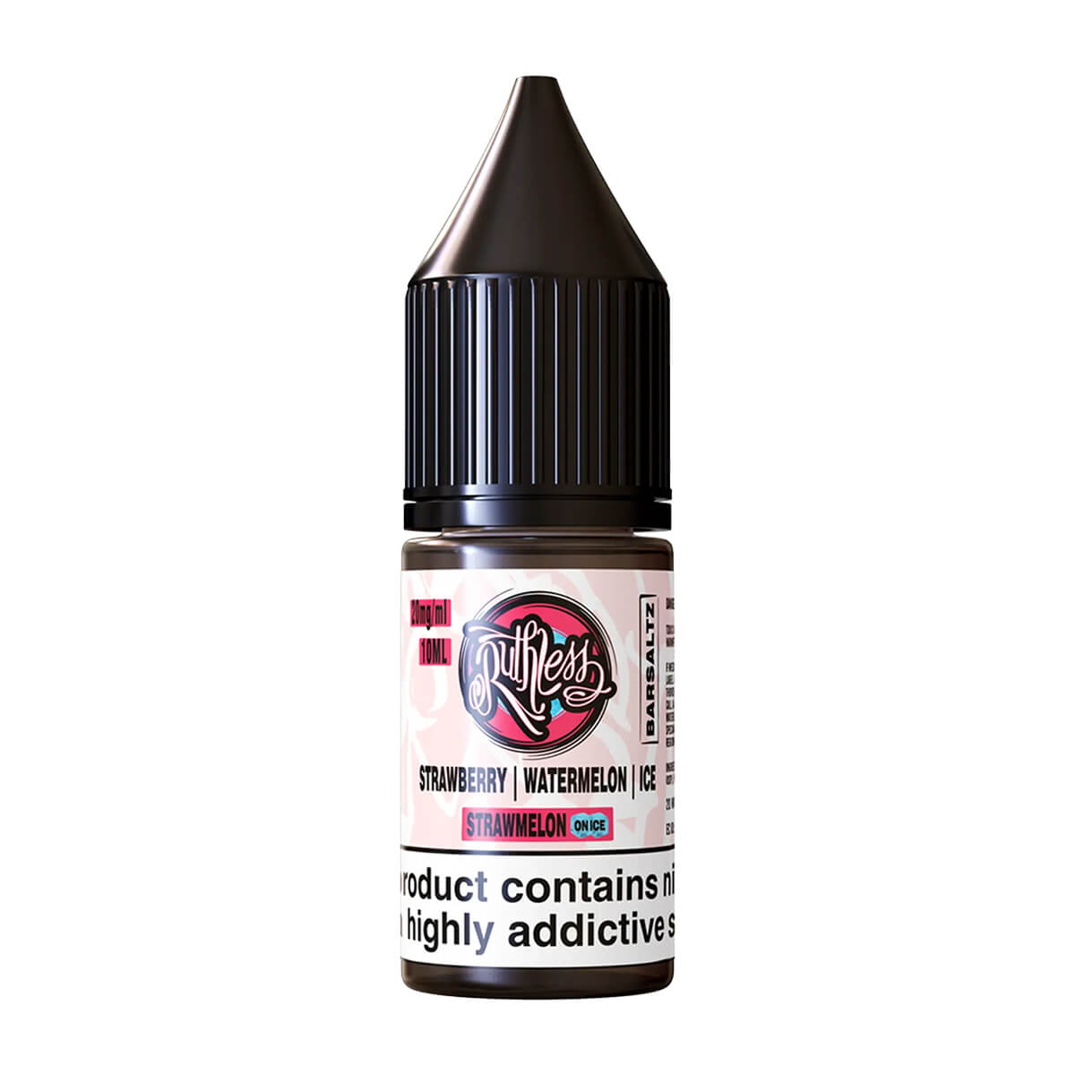 Strawmelon On Ice Nic Salt E-Liquids by Ruthless Bar Saltz
