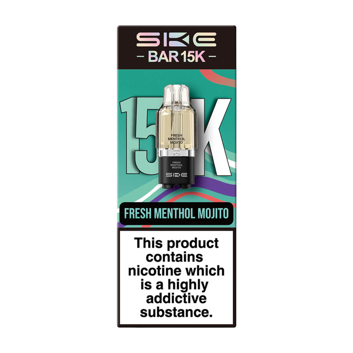 SKE Bar 15K Prefilled Pod + Refill Tank