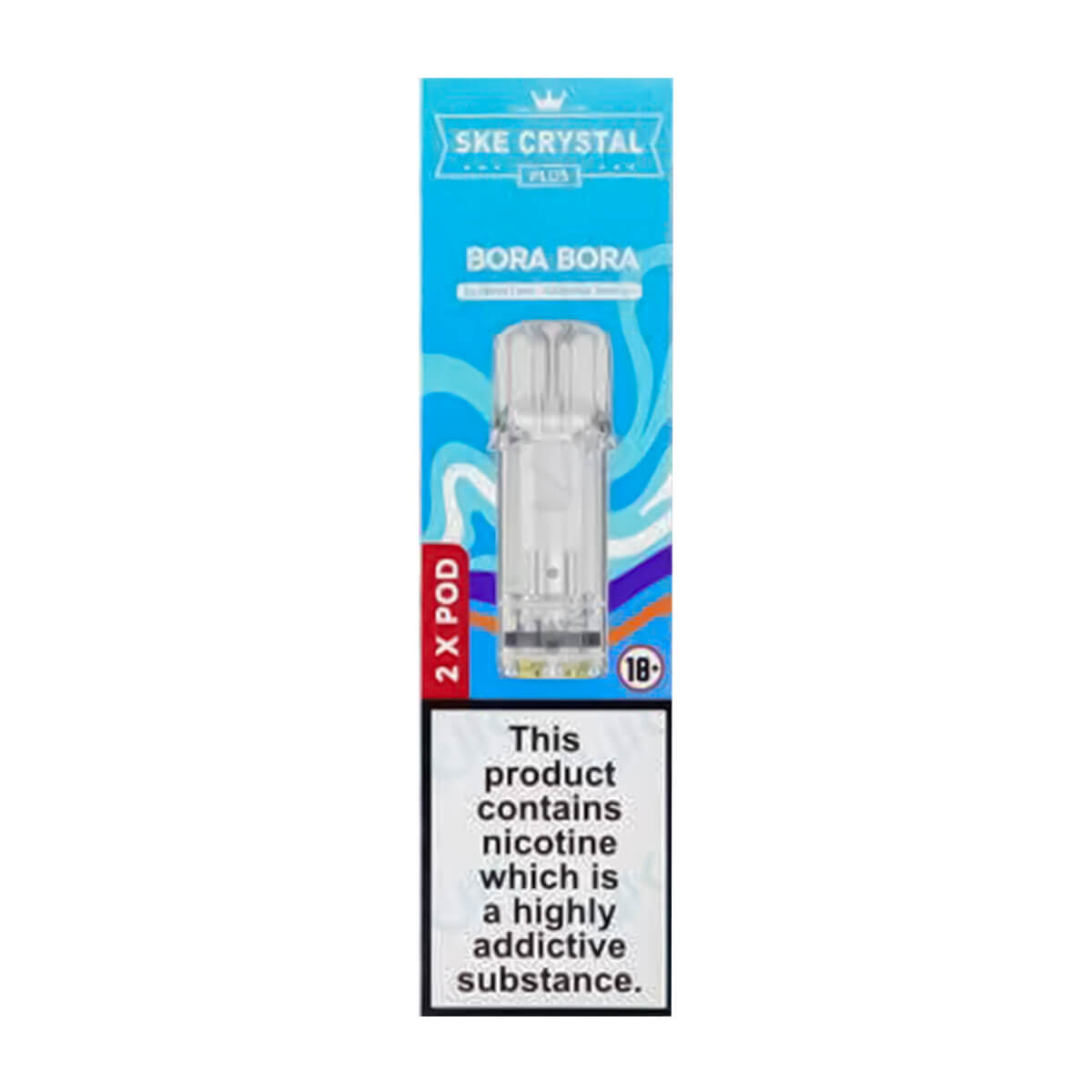 Bora Bora Crystal Plus Prefilled Pods by SKE