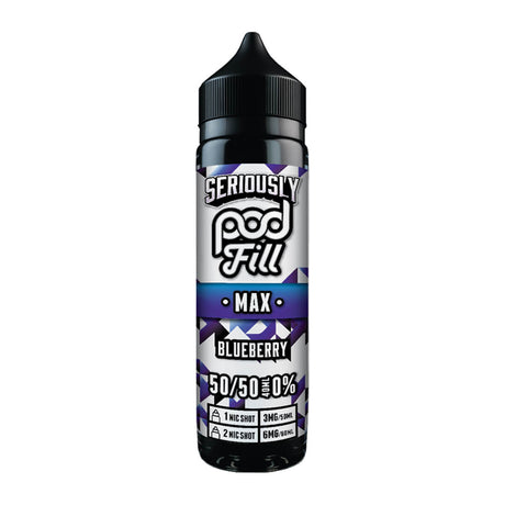 Blueberry 50ml Shortfill E-Liquid By Seriously Pod Fill
