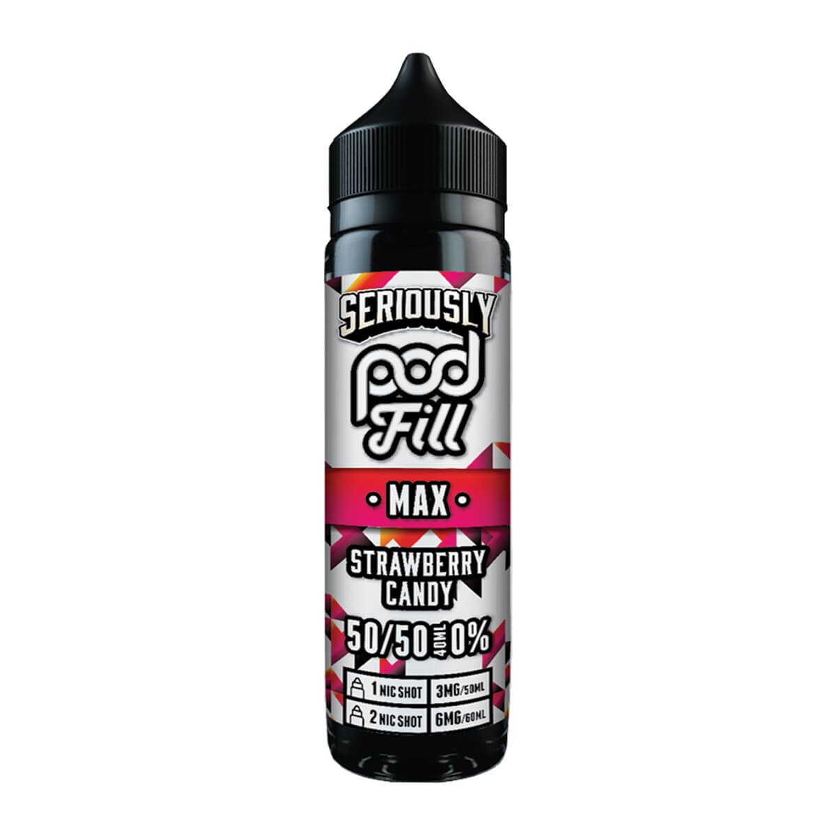 Strawberry Candy 50ml Shortfill E-Liquid By Seriously Pod Fill