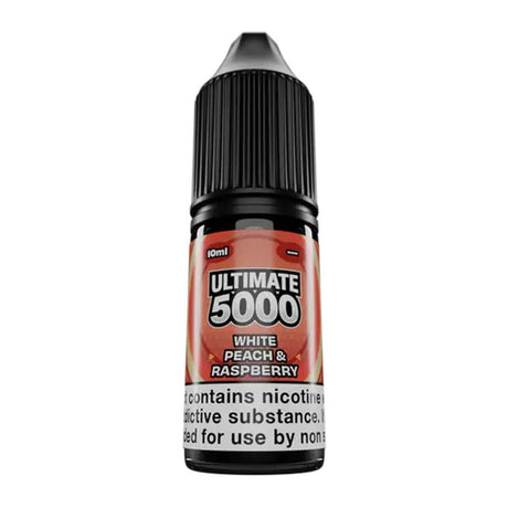 White Peach & Raspberry Nic Salt E-Liquid by Ultimate 5000