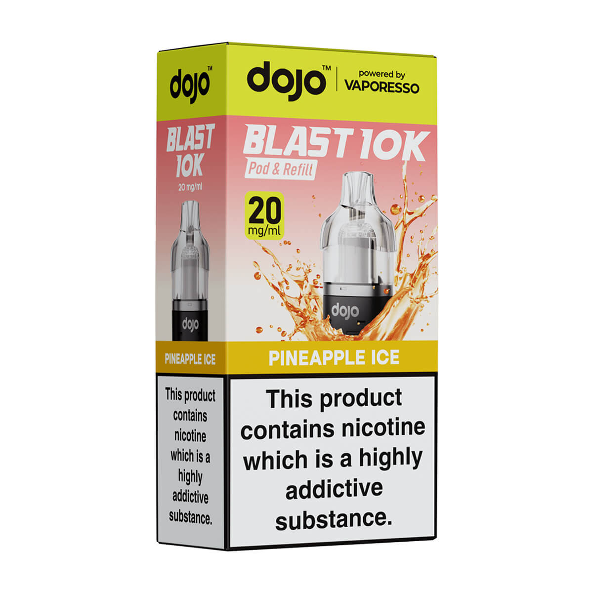 Pineapple Ice DoJo Blast 10k Prefilled Pods + Refills by Vaporesso