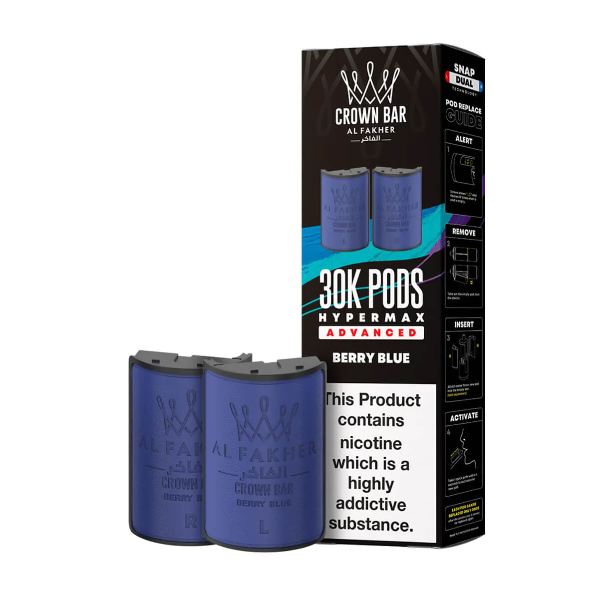 Berry Blue Al Fakher 30K Hypermax Refill Pods