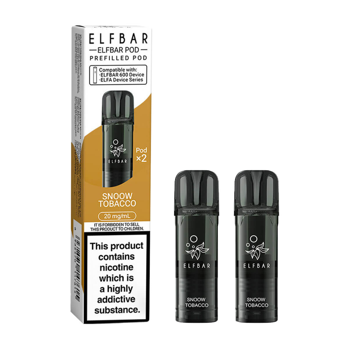 Snoow Tobacco ELF Bar 600 Prefilled Pods