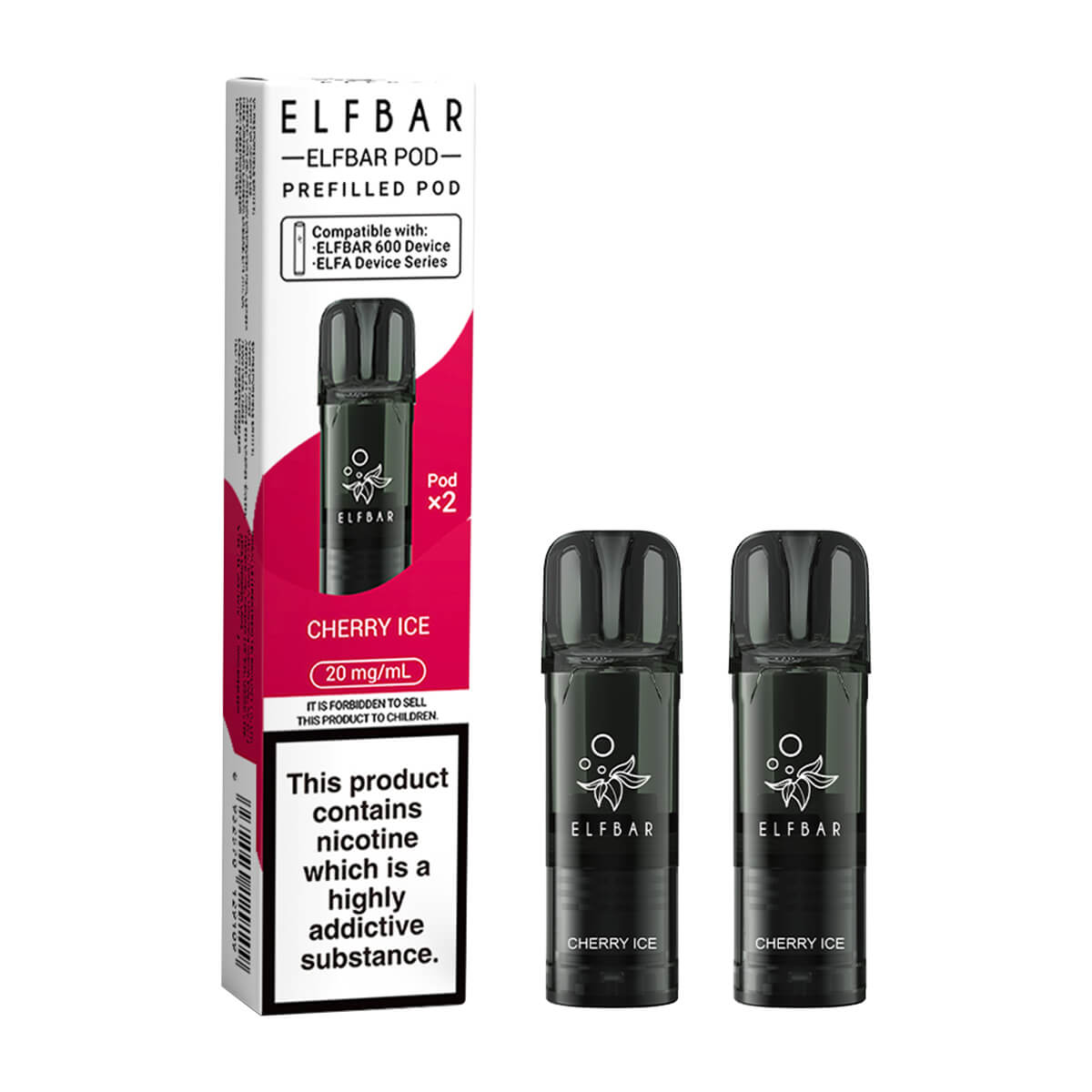 Cherry Ice ELF Bar 600 Prefilled Pods