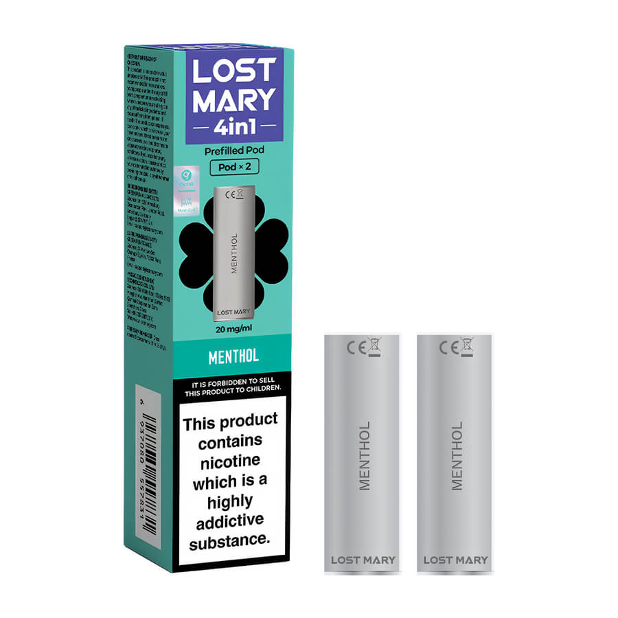 Lost Mary 4-in-1 Prefilled Pods - Menthol