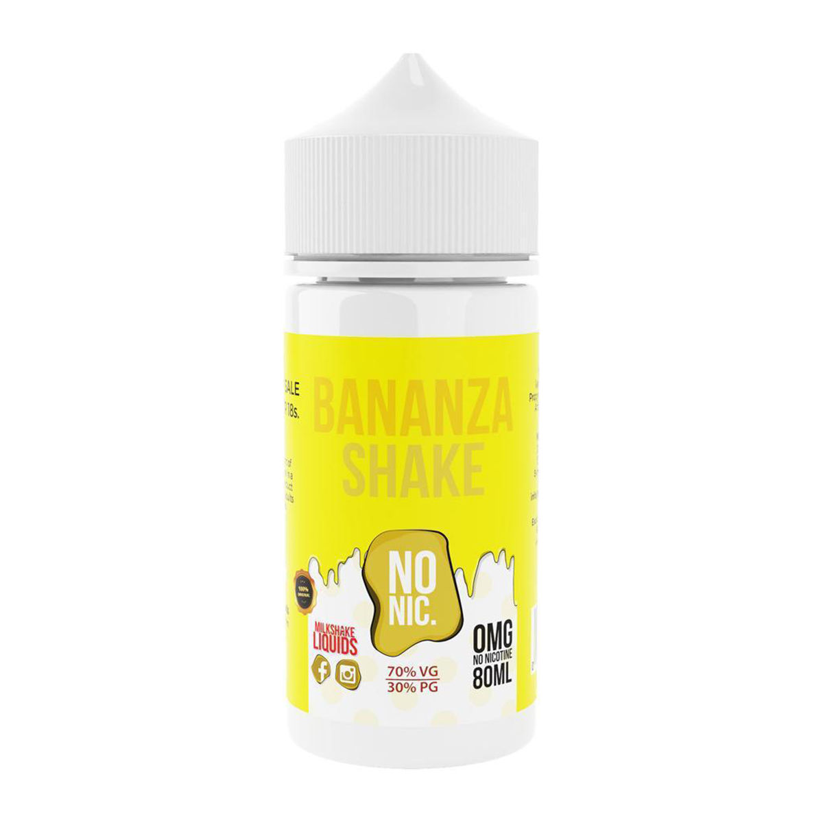 Bananza Shake 100ml Shortfill E-Liquid By Milkshake