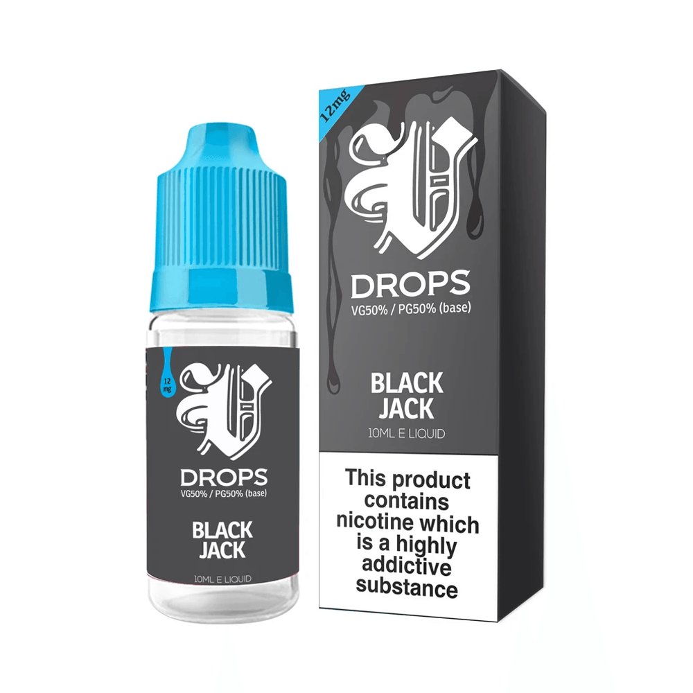 Black Jack E-Liquid V Drops - Rainbow Range