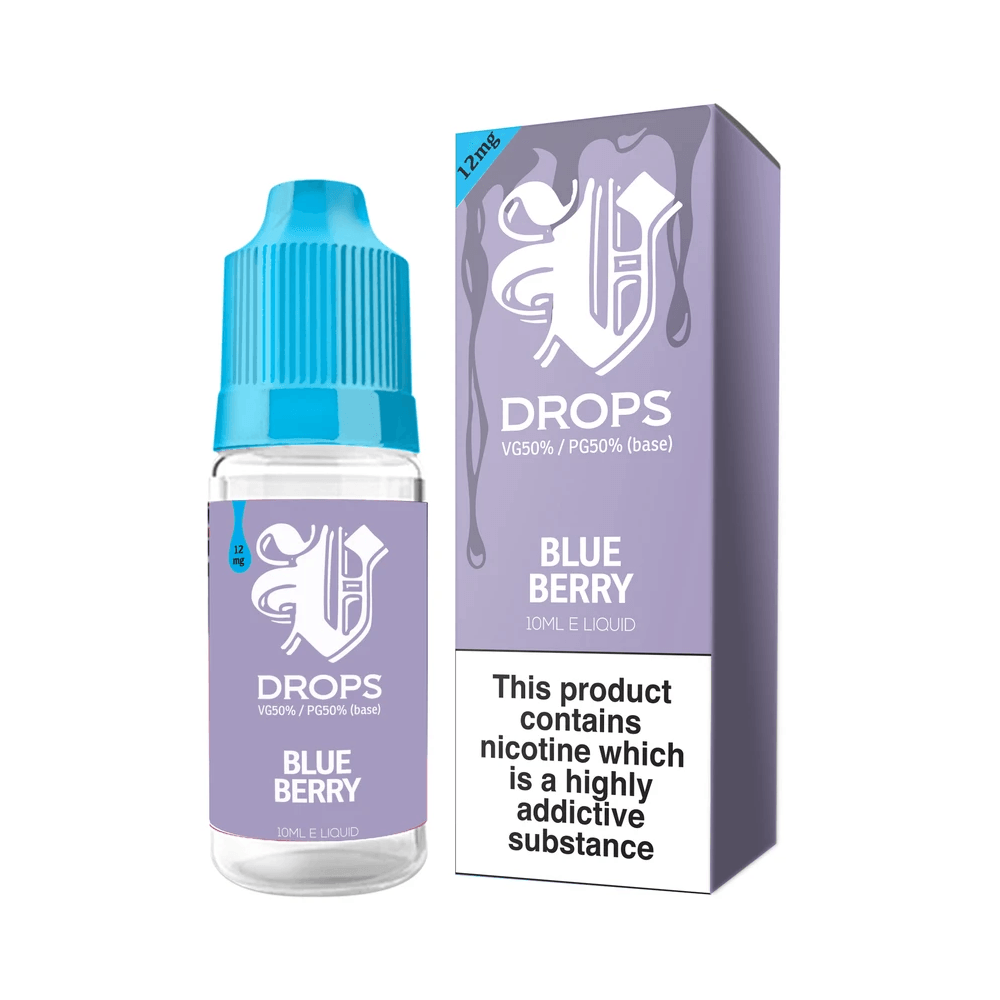 Blueberry E-Liquid V Drops - Rainbow Range