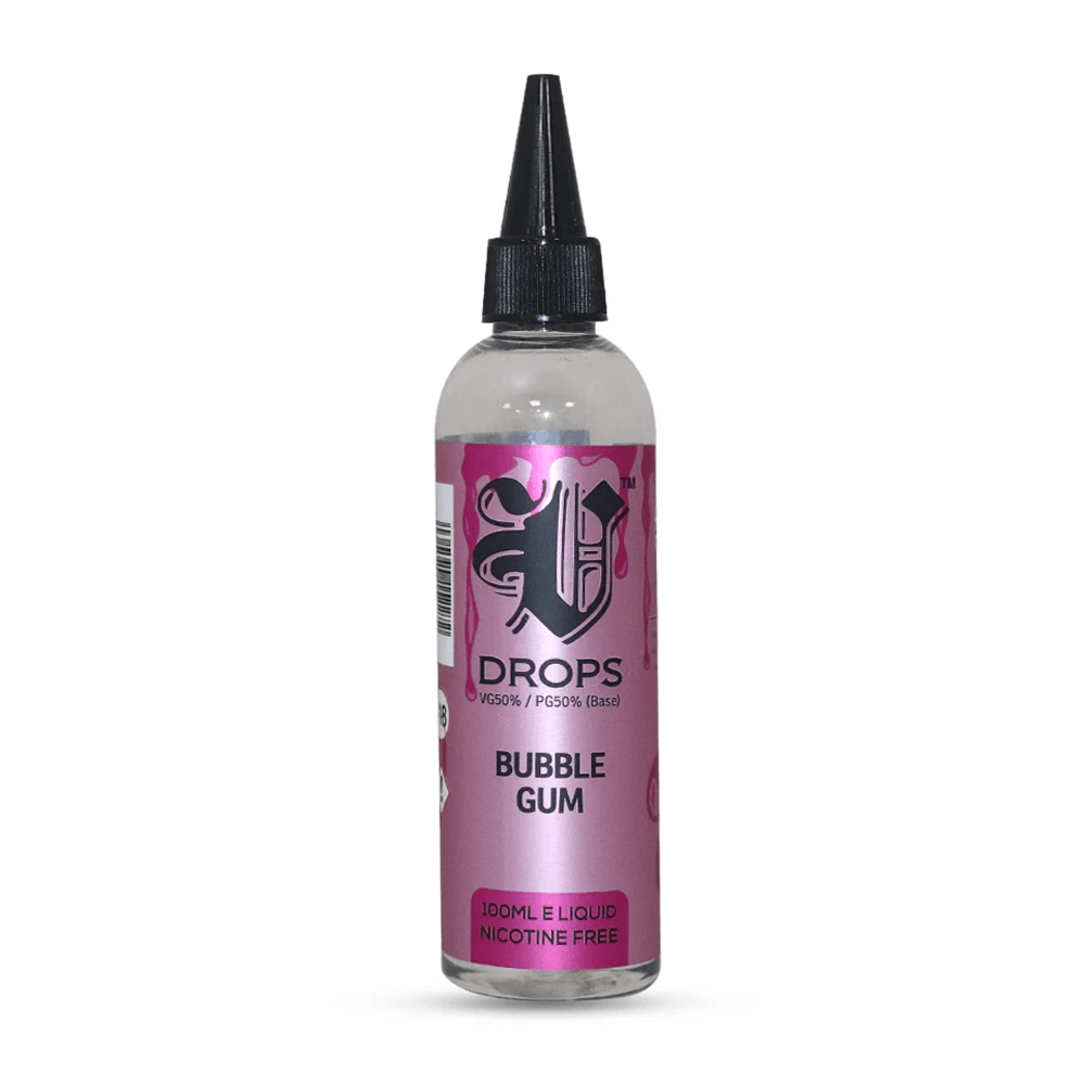 Bubblegum 100ml Short Fill E-Liquid V Drops - Rainbow Range