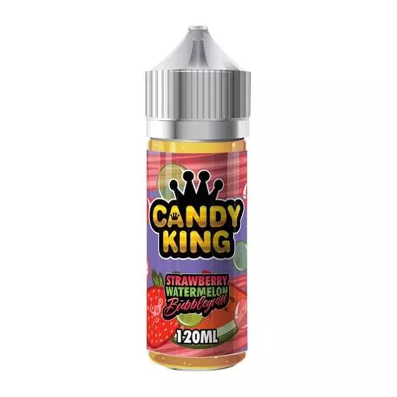 Strawberry Watermelon Bubblegum 100ml Shortfill E-Liquid by Candy King