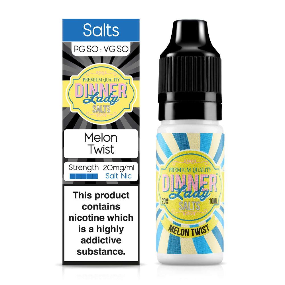 Melon Twist Nic Salt E-Liquid By Dinner Lady