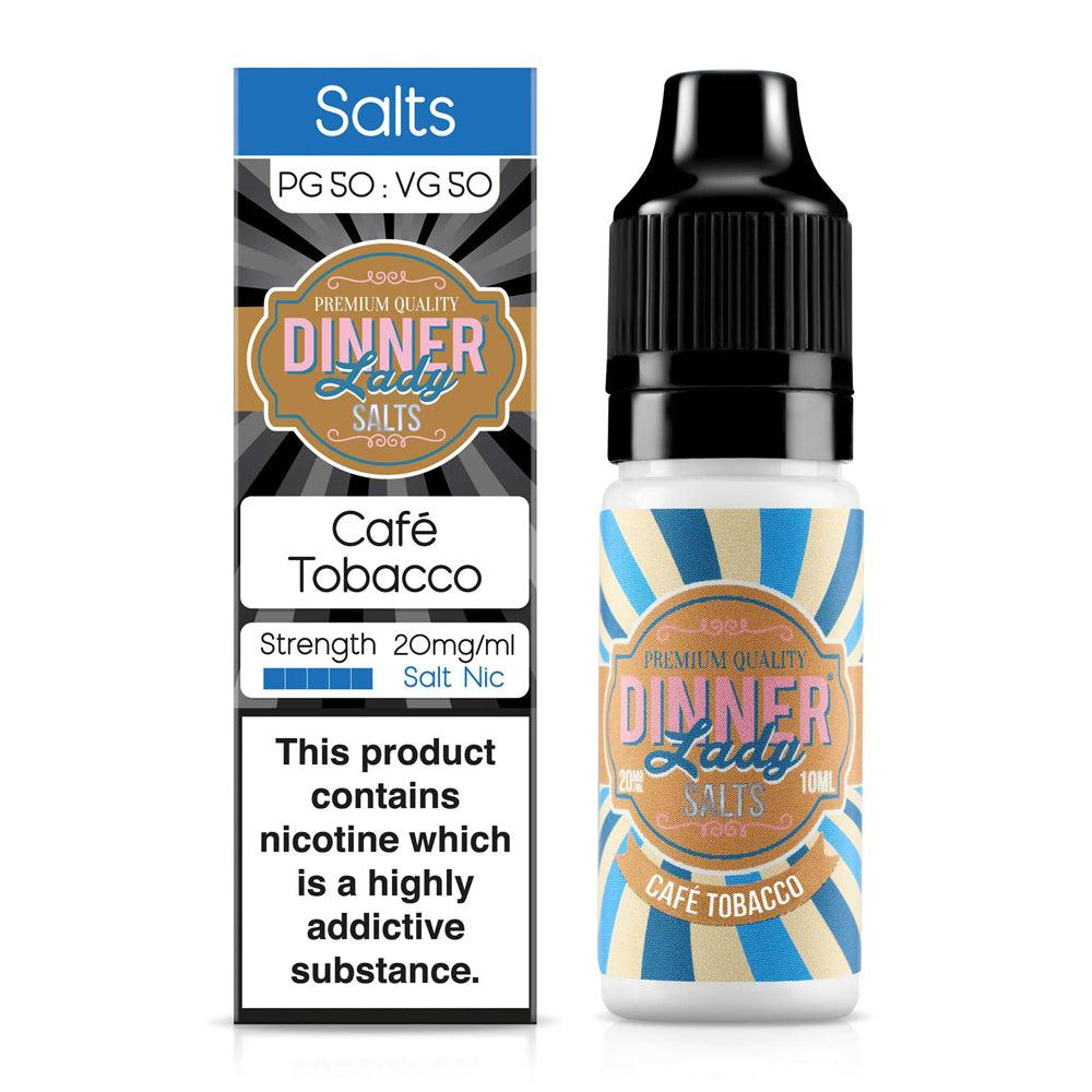 Cafe Tobacco Nic Salt E-Liquid By Dinner Lady