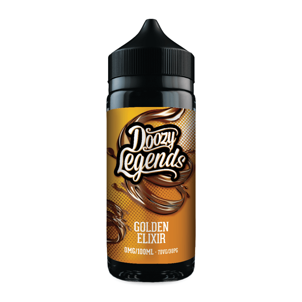 Golden Elixir 100ml Shortfill E-Liquid By Doozy Legends