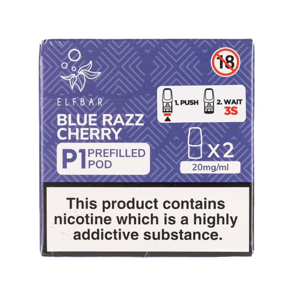ELF Bar Mate 500 Pods P1 Blue Razz Cherry