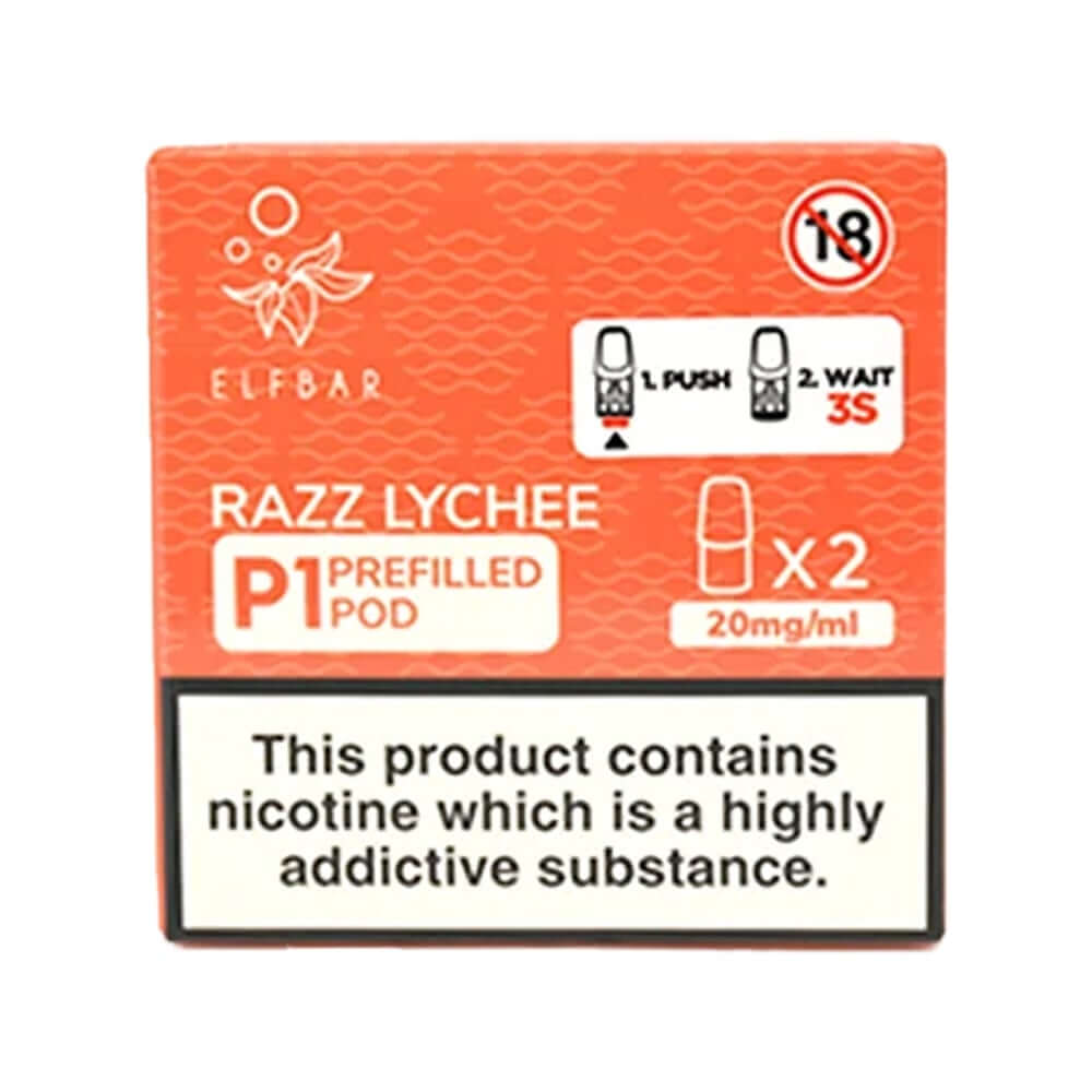 ELF Bar Mate 500 Pods P1 Razz Lychee
