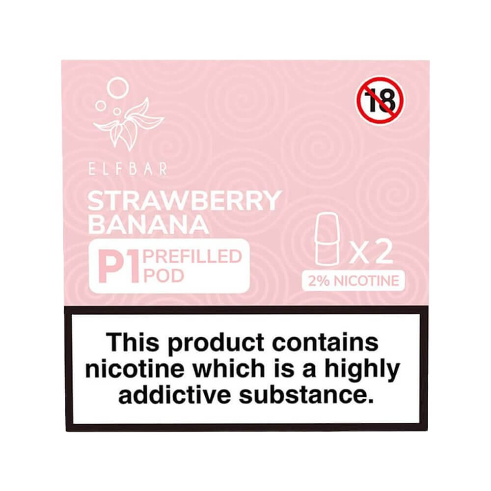 ELF Bar Mate 500 Pods P1 Strawberry Banana