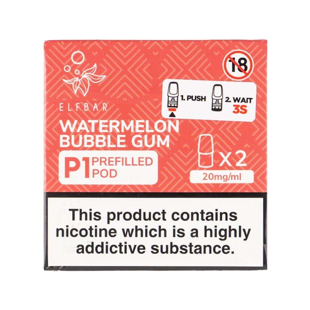 ELF Bar Mate 500 Pods P1 Watermelon Bubble Gum